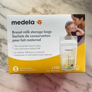 NWT - Medela Breast Milk Storage Bags, 100 Count